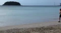 Beautiful Sandy Beach Island, Kata Beach in Phuket Island, Thailand HD Footage