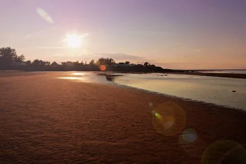 Beautiful sandy beach Foto stock