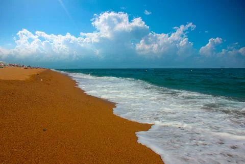 Beautiful sandy beach 写真素材