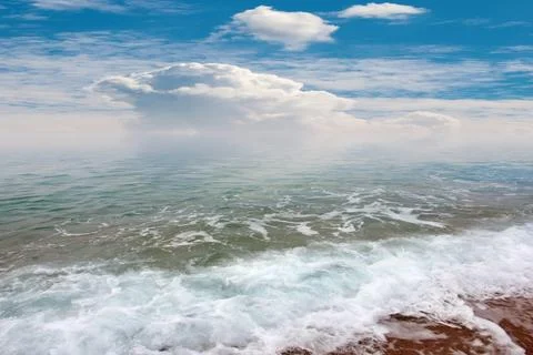 A beautiful sandy beach Stock Photos