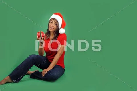 Beautiful santa's helper (4) Stock Photos