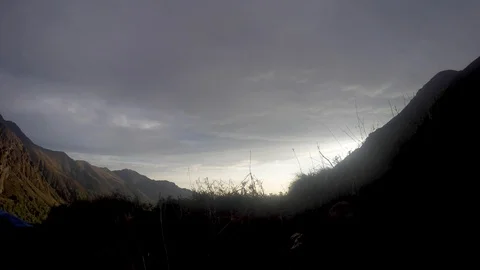 Beautiful scene of upper Himalayas Stock Footage 113791802