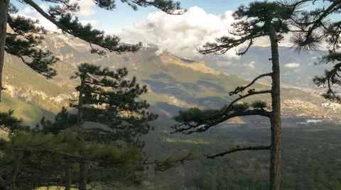Beautiful scenery of the mountains Stock Footage 59516763