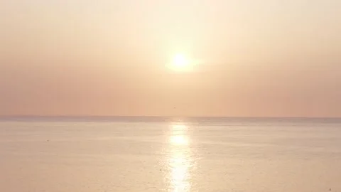 Beautiful Scenery with Sun down Stock Footage 131284307