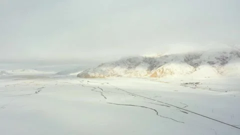 Beautiful scenery surrounded by clouds and mist Stock Footage 243025205