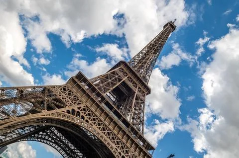 Beautiful scenes around eiffel tower in paris Foto stock