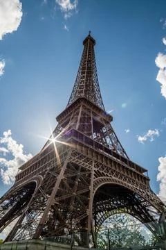 Beautiful scenes around eiffel tower in paris Foto stock