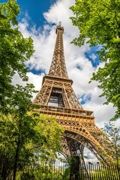 Beautiful scenes around eiffel tower in paris Foto stock