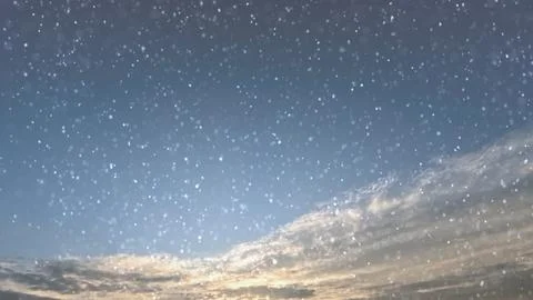 Beautiful scurry on clouds on sky background - photo of nature Stock Photos