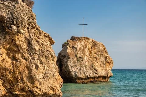 Beautiful sea cliffs Stock Photos