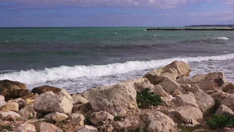 Beautiful sea landscape Video stock 101833976