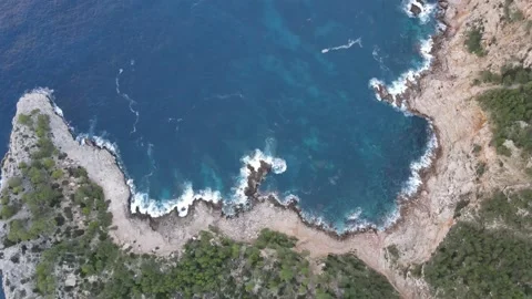 Beautiful sea shore Stock Footage