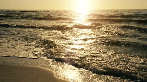 Beautiful sea sunset 库存影片 67335607
