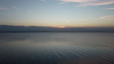 Beautiful sea in a sunset Video stock 261301157
