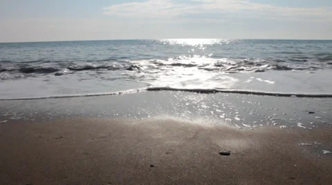 Beautiful Sea View From the Beach Video stock 34532784