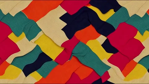 Beautiful seamless allover multi color bandhani animation Stock Footage 220115107