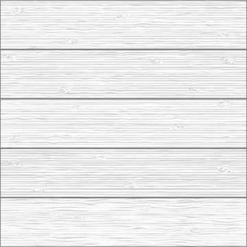 Beautiful seamless background. Realistic texture of white wood planks. Hand.. Stock Illustration