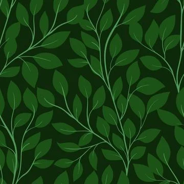 Beautiful seamless background with tree branches. Perfect background greeti.. Stock Illustration