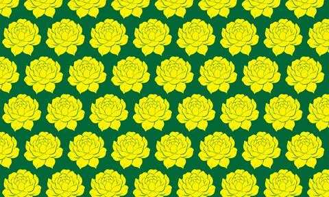 A beautiful seamless floral pattern with vibrant yellow daisy flowers, perfect f Stock Illustration