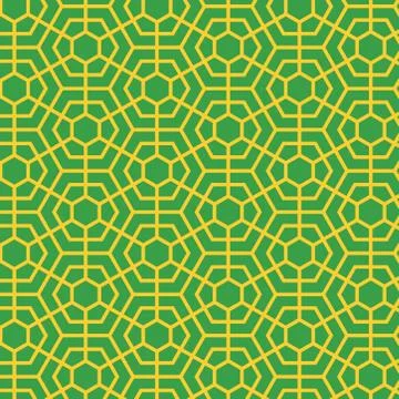 Beautiful seamless hexagonal geometrical pattern. hexagonal texture illustrat Stock Illustration