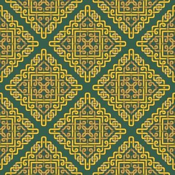 Beautiful seamless pattern in Celtic style. Illustrazione stock