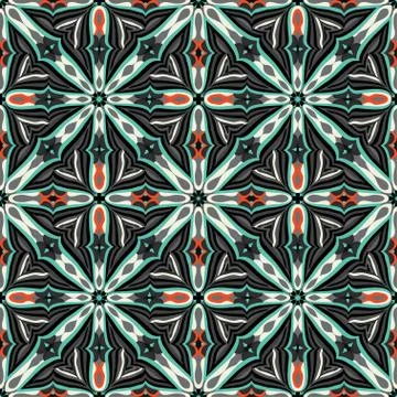 Beautiful seamless pattern. Decorative elements. vector illustration Stock-Illustration