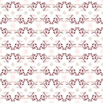 Beautiful Seamless Pattern with Flowers Stock Illustration