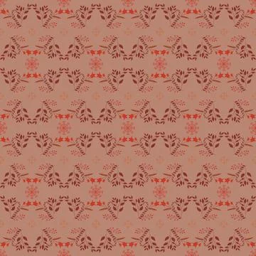 Beautiful Seamless Pattern with Flowers Stock Illustration