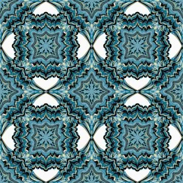 Beautiful seamless pattern. Vintage decorative elements vector illustration Stock Illustration