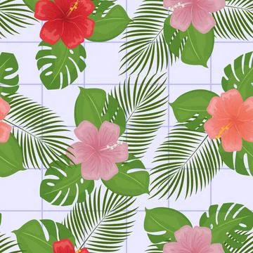 Beautiful seamless Summer Vacation pattern on light background. Summer plan.. 스톡 일러스트