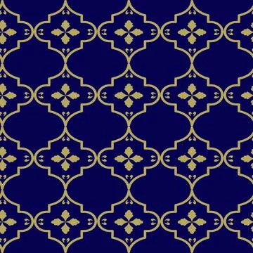 Beautiful seamless tile pattern designs make great flooring Stockillustratie