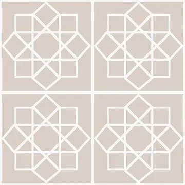Beautiful seamless tile pattern designs make great flooring Illustrazione stock