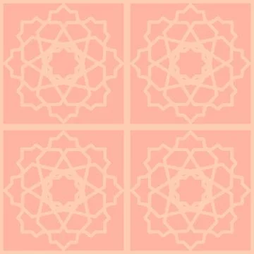 Beautiful seamless tile pattern designs make great flooring Stockillustratie