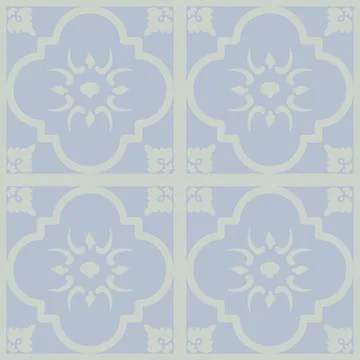 Beautiful seamless tile pattern designs make great flooring Illustrazione stock