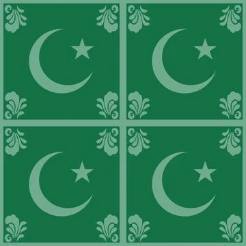 Beautiful seamless tile pattern designs make great flooring Illustrazione stock