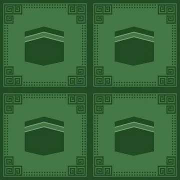 Beautiful seamless tile pattern designs make great flooring イラスト素材