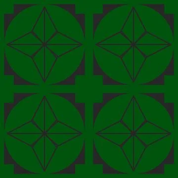 Beautiful seamless tile pattern designs make great flooring Illustrazione stock