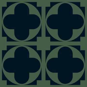 Beautiful seamless tile pattern designs make great flooring Stock Illustration