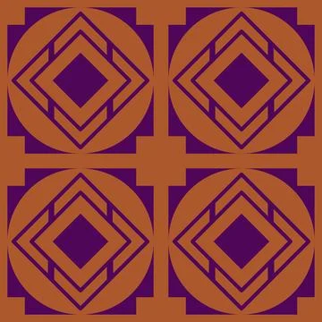 Beautiful seamless tile pattern designs make great flooring Stock Illustration