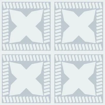 Beautiful seamless tile pattern designs make great flooring Stock Illustration