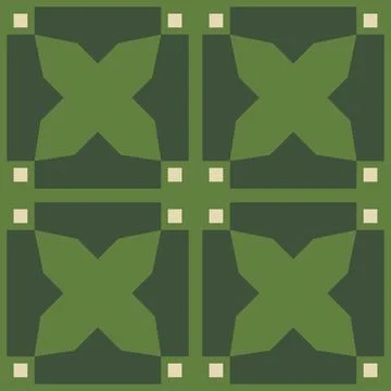 Beautiful seamless tile pattern designs make great flooring Stock Illustration