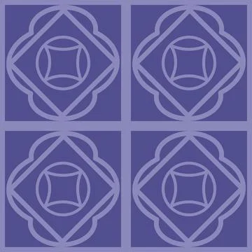 Beautiful seamless tile pattern designs make great flooring Stockillustratie