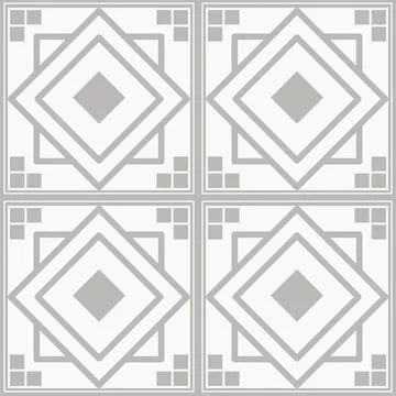 Beautiful seamless tile pattern designs make great flooring Stockillustratie