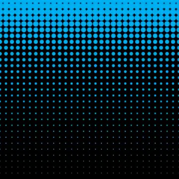 Beautiful seamless vector light blue dotted pattern on dark background Stock Illustration