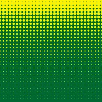 Beautiful seamless vector yellow dotted pattern on green background Stock-Illustration