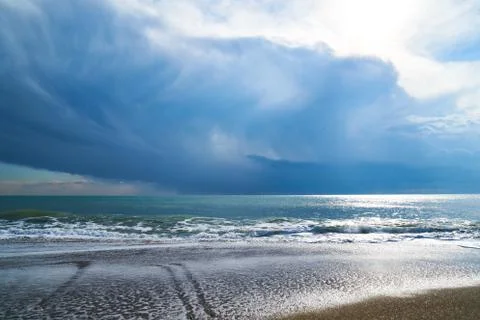 Beautiful seascape background Stock Photos