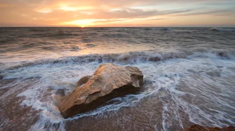 Beautiful seascape Stock Footage 37093675