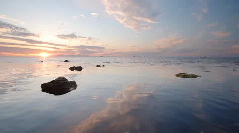 Beautiful seascape Stock Footage 40906436