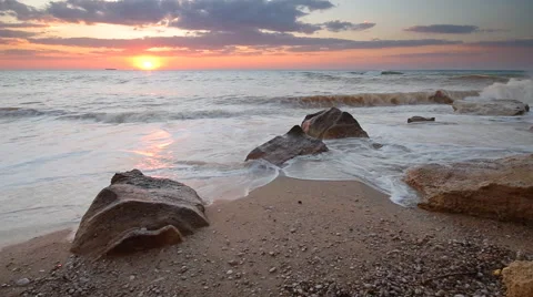 Beautiful seascape Stock Footage 40977213