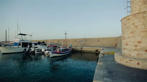 Beautiful seascape. The harbor. Stock Footage 49800231